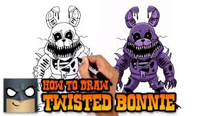 He can be unlocked by rescuing him in the cosmic freeway level. How To Draw Twisted Bonnie Fnaf The Twisted Ones Youtube
