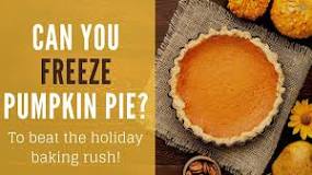 Can you warm up a frozen pumpkin pie?
