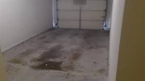 power wash garage floor after move out