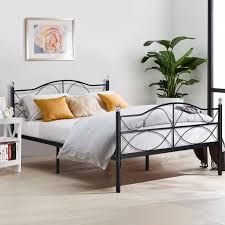 queen size metal bed frame slats