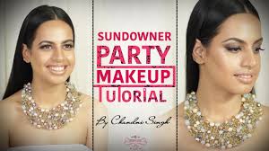 sundowner party makeup tutorial