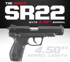 new from ruger sr22 with 4 5 barrel