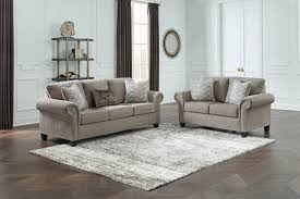 ashley furniture shrewsbury pewter sofa