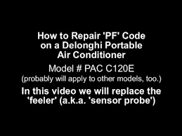 how to diy repair pf code on delonghi