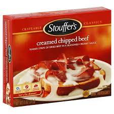 stouffer s creamed chipped beef