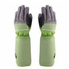 Gardening Gloves Faux Leather Cotton