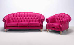 Pink Leather Sofas Leather Sofa Set