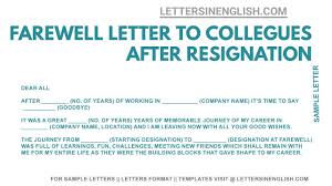 how to write farewell letter to