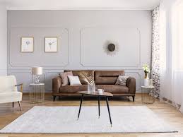 color of rug goes with a brown couch