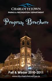 Program Brochure City Of Charlottetown