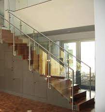 our stainless railing with rounded