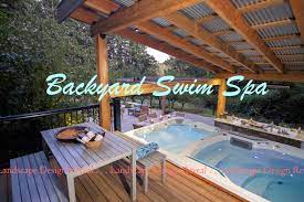 Backyard Swim Spa Paradise Red