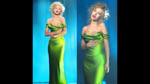 burlesque green dress deals 52 off