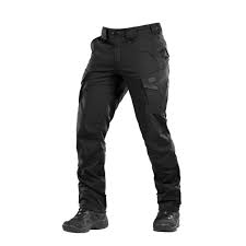 Aggressor Flex Tactical Pants Men Cotton With Cargo Pockets Black L S