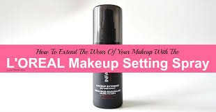 l oreal makeup setting spray