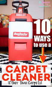 10 ways to use a carpet cleaner other