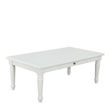 amaretta sofabord med 2 skuffer hvid