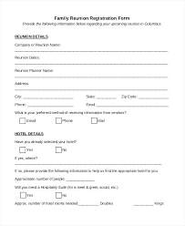 Family Reunion T Shirt Order Form Template Sample 7 Free Documents