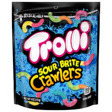 trolli sour brite crawlers gummi candy