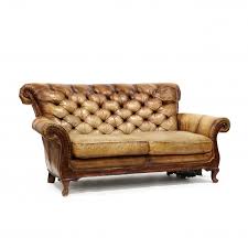 bradington young tufted leather sofa