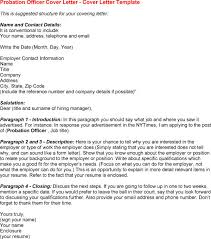 Cover Letter For Probation Officer Position No Experience Cover