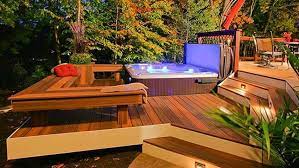 30 Hot Tub Deck Ideas To Relax To The