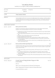 Introduce yourself the right way. Barista Resume Writing Guide 12 Resume Templates Pdf