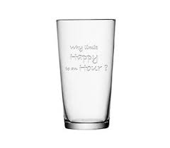 personalized beer glass custom
