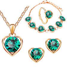 pendant necklace costume jewelry sets