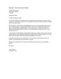 Personal Letter Of Recommendation For A Friend Template Examples
