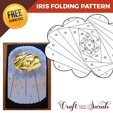 Iris folding iris folding is a paper craft technique that involves folding strips of colored paper in such a way to form a spiraling design. 50 Free Iris Folding Patterns Craft With Sarah