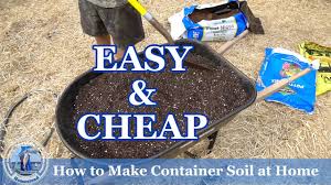 how to make container soil at home