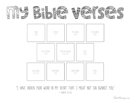 11 Bible Verses To Teach Kids With Printables To Color