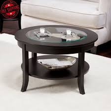 Tempered Glass Coffee Table Top Wood