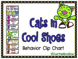 Cats In Cool Shoes Behavior Clip Chart
