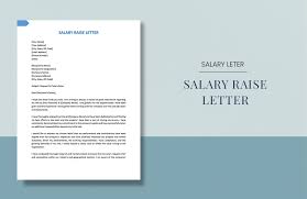 free salary raise letter in