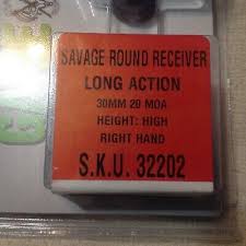 Dnz Products Savage All Round Long Action High Mount Black