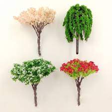 artificial pink tree willow miniature