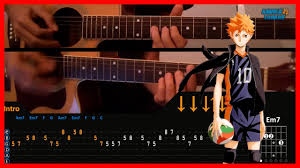 I have also uploaded a slow tempo version of this hyouri guitar tutorial which allows for easier learning and it will especially help out beginners. Haikyuu To The Top Ed Kessen Spirit Acoustic Guitar Lesson Tutorial Tab Chords Youtube