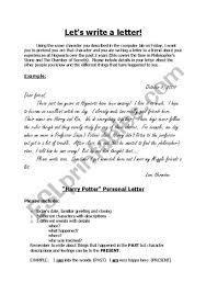 harry potter character letter esl worksheet by savarynana harry potter character letter worksheet