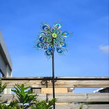 wind spinner metal craft garden decor
