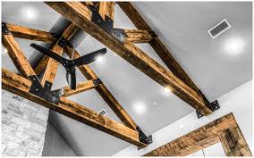 white oak wood beams