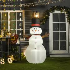 Inflatable Snowman Decoration
