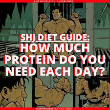 how much protein do you need each day
