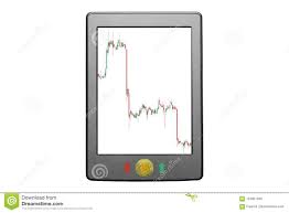 Tablet With Control Panel Of Growth Of Price Of Crypto