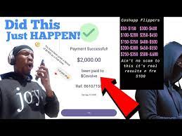 I will drop my contact at the end of this session so you contact me if you need bin, hacked account or transfers. Scammer Paid Me 2k Cash App Flip Scam Reveal Youtube
