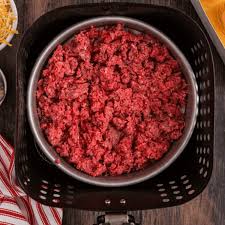 cook ground beef in the air fryer