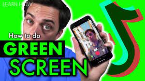 how to make tiktok green screen videos