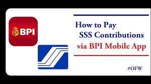 pay sss contributions using bpi mobile
