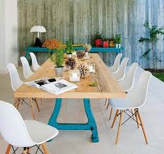 Choose from a variety of materials and styles, from wood, glass and extending dining tables. Combining Country Dining Tables With Modern Chairs Is Trendy